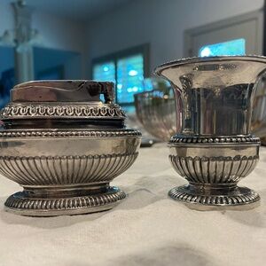 Ronson Queen Anne Table Lighter and Cigarette Holder Vintage